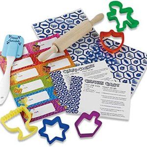 Rite Lite Chanukah Baking Set Collectible Tin Hannukah recipes cookie c…